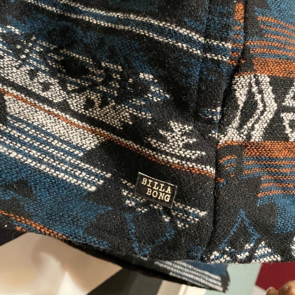 BILLABONG Multi-Color Wool Blend Blazer Jacket - Picture 10 of 13